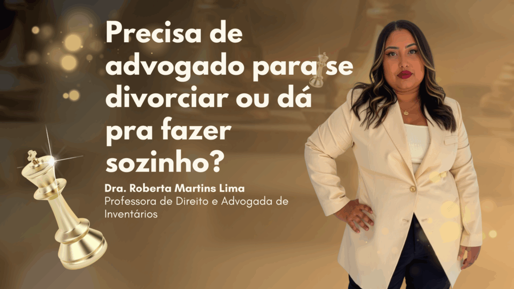 Dá pra fazer divórcio sozinho sem advogado?