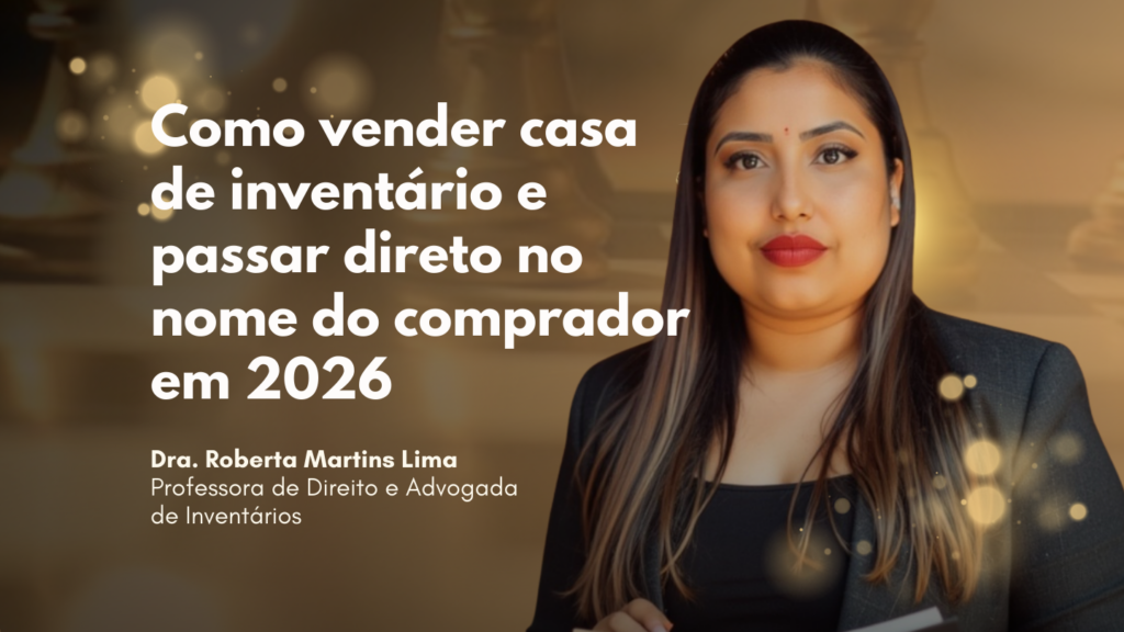 Como vender casa de inventário direto no nome do comprador em 2026?