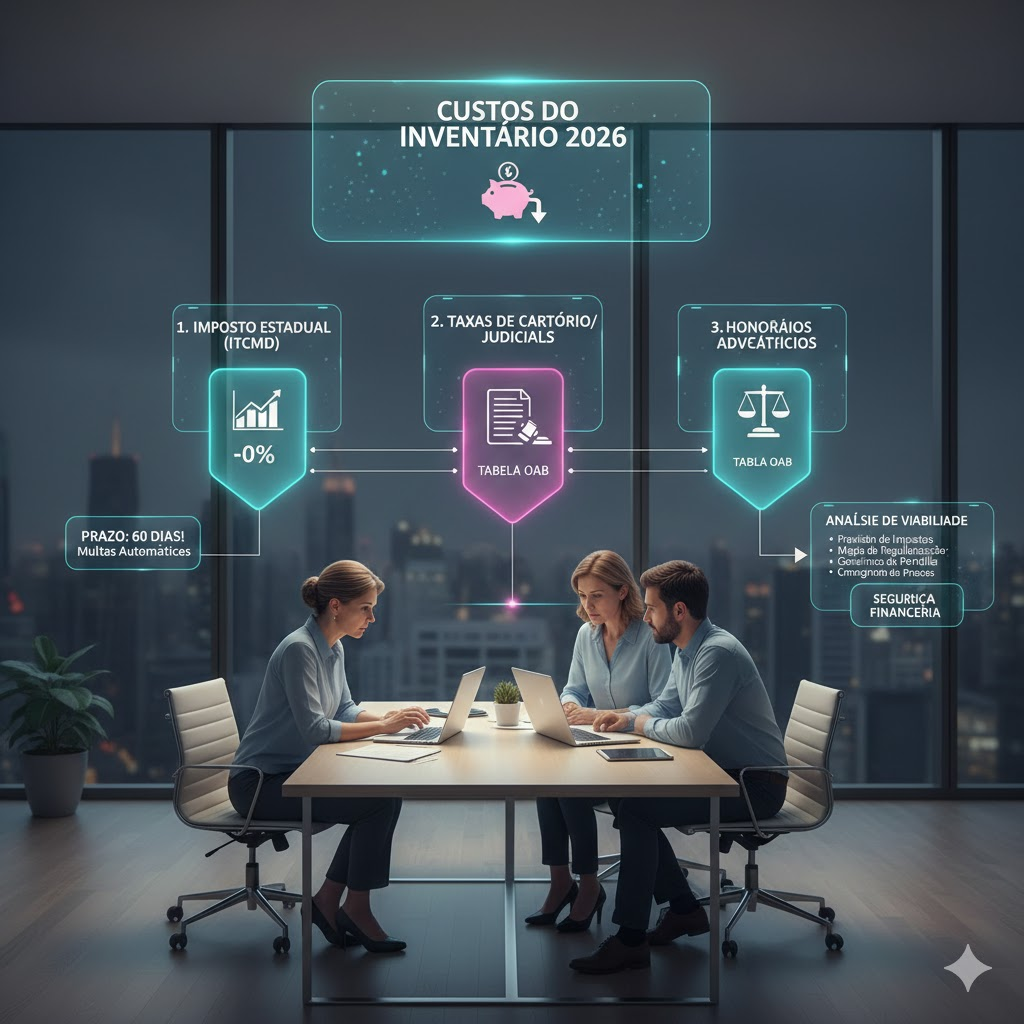 Quanto custa um inventário em 2026