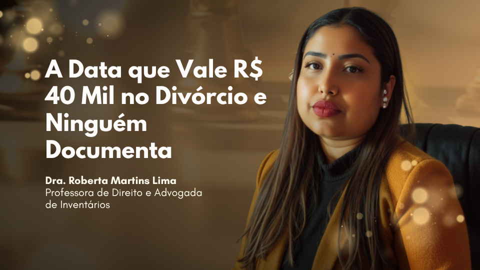 A Data que Vale R$ 40 Mil no Divórcio e Ninguém Documenta