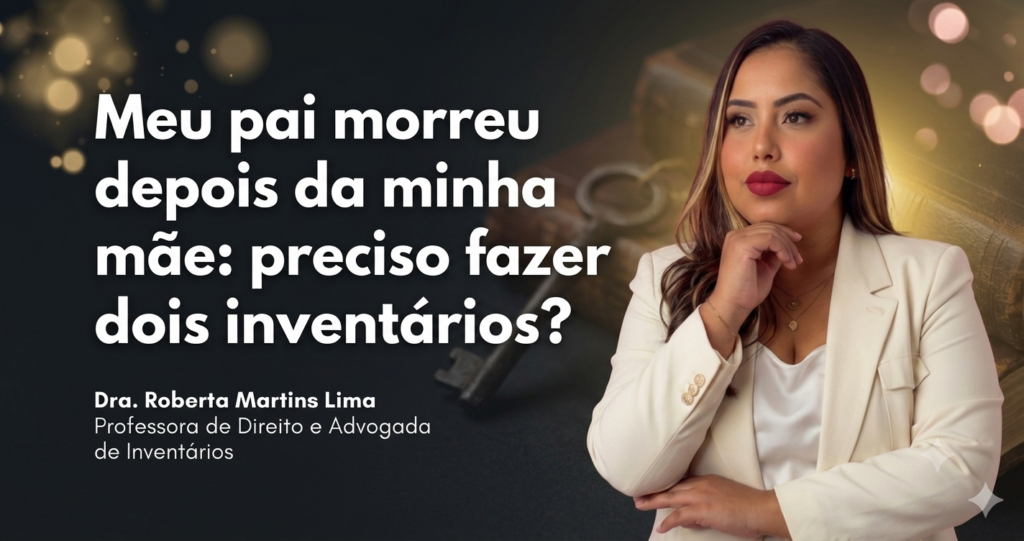 Meu pai morreu depois da minha mãe: preciso fazer dois inventários?